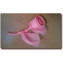 紙ナプキンを使った薔薇の折り方 作り方 Howサーチ